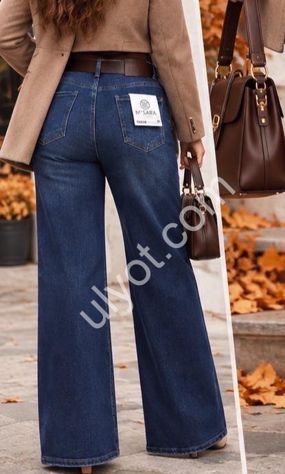 ДЖИНСЫ M.SARA (L-4XL) Т.СИНИЙ 690-1