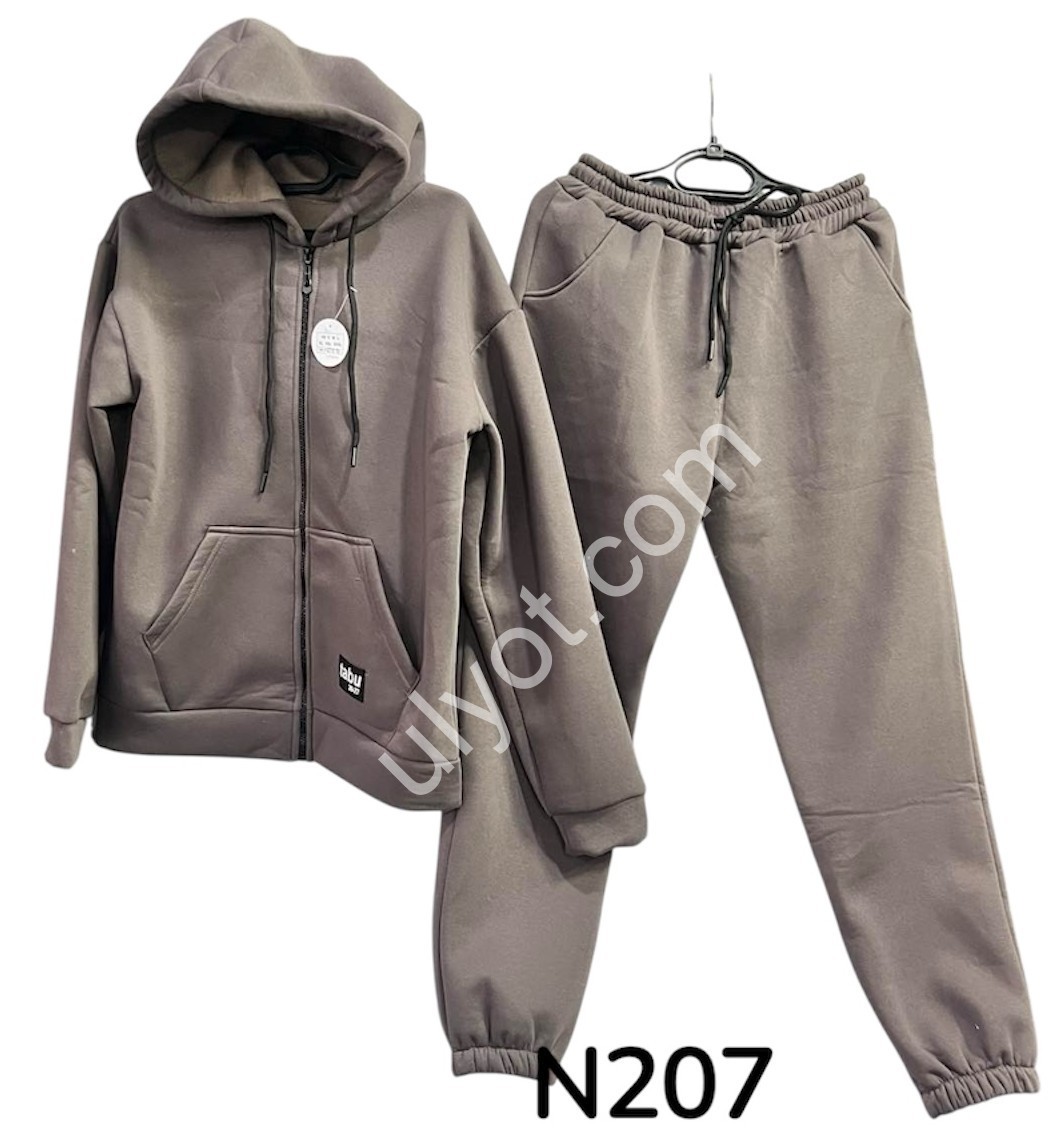 КОСТЮМ (50-58) ФЛІС МАНЖЕТ БІЖ 207