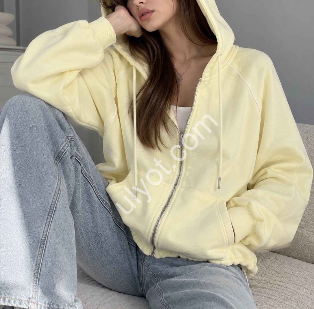 Фото 3 ЗІПХУДІ (ONE SIZE 44-48) хутро Мікс ZP1715