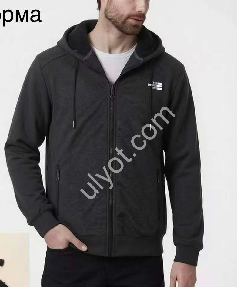 КОФТА (M-3XL) Хутро ЧОРНЕ 2027