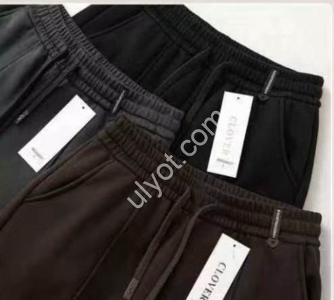 ШТАНЫ (L-3XL) МЕХ ШОКОЛАД 8827