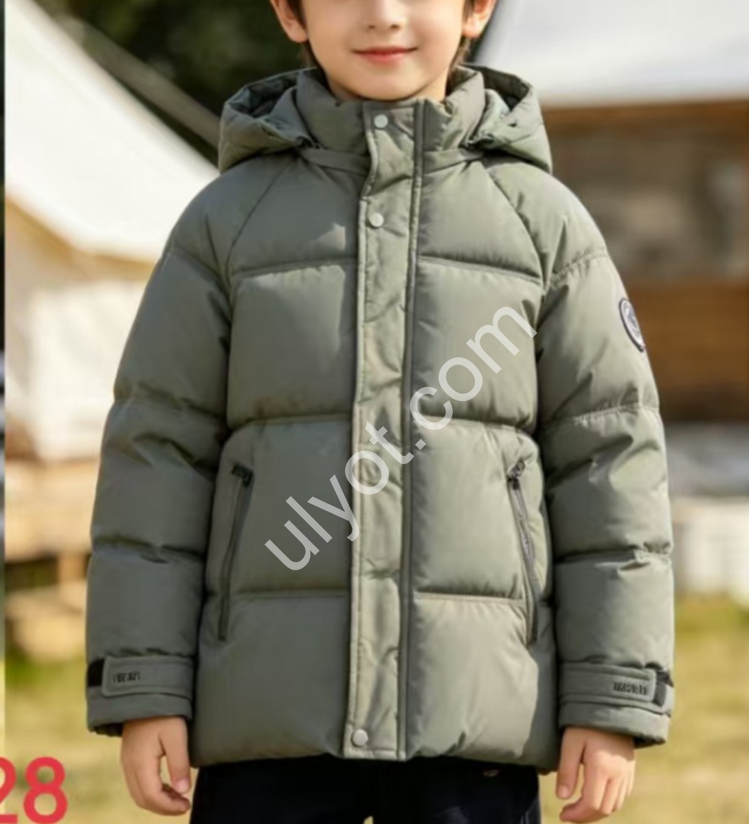 КУРТКА (7-12 ЛЕТ) СЕРЫЙ 2628