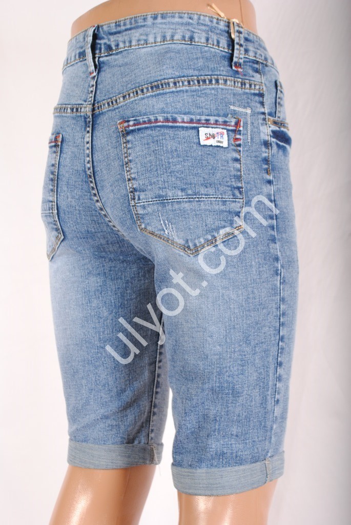 ШОРТЫ NEW JEANS (28-36) ГОЛУБОЙ 811