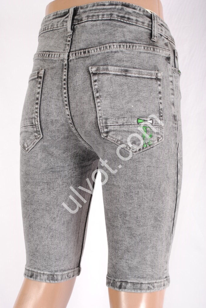 ШОРТЫ NEW JEANS (29-38) ГРАФИТ 802