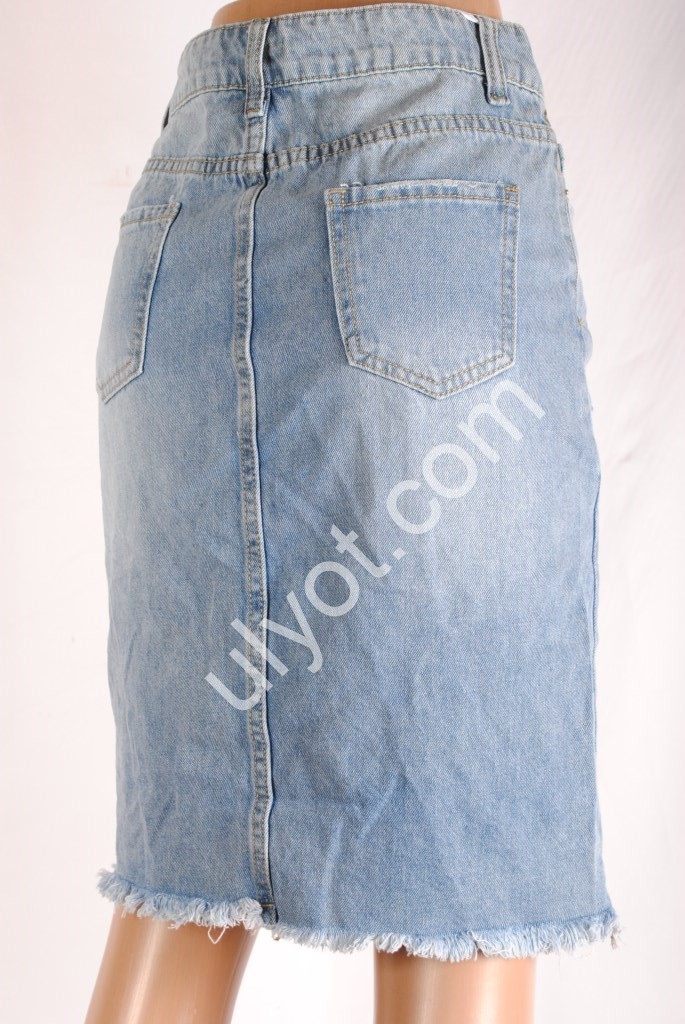 Фото 1 ЮБКА NEW JEANS (25-30) ГОЛУБОЙ 3043