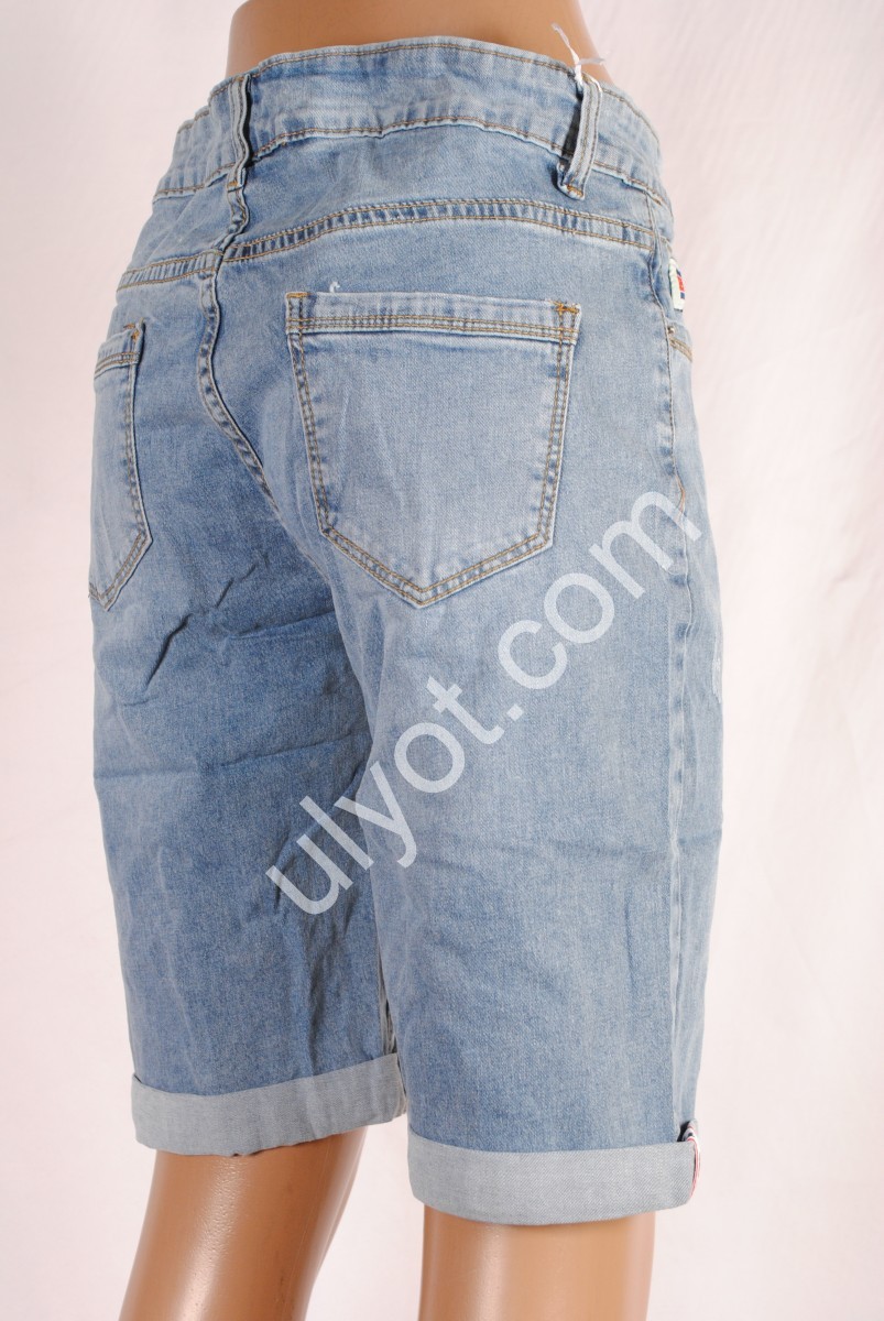 ШОРТЫ NEW JEANS (28-33) ГОЛУБОЙ 3031
