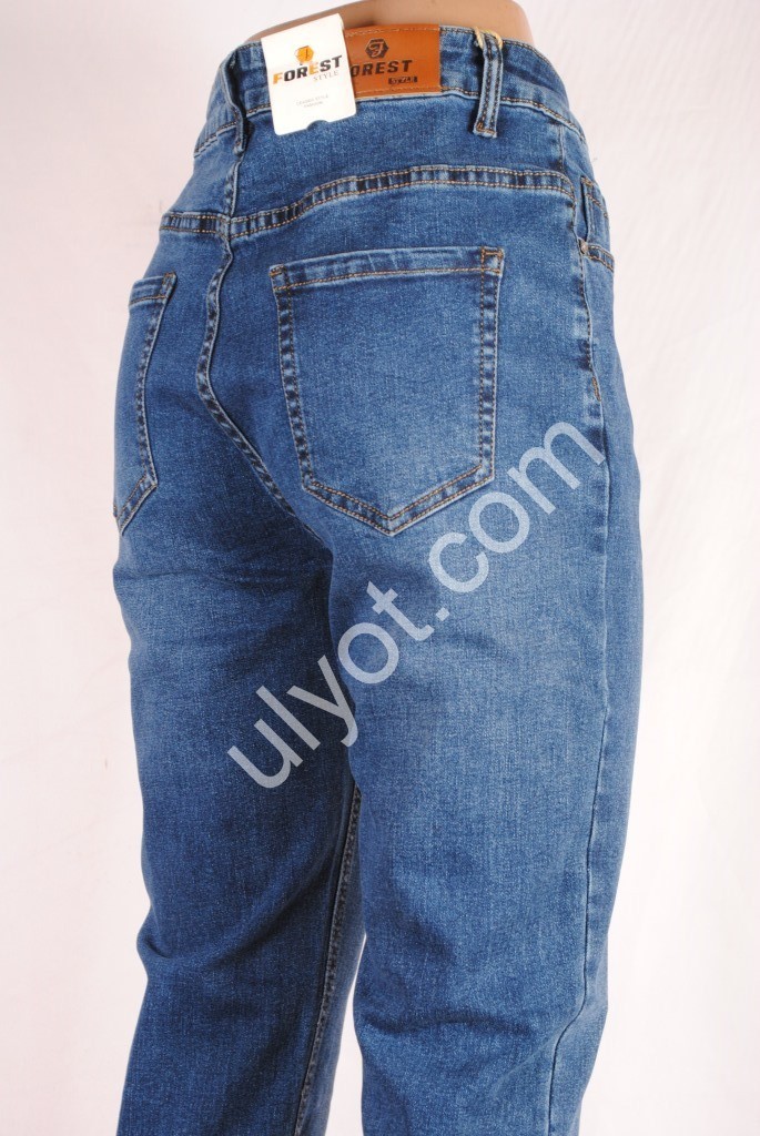 ДЖИНСЫ FOREST JEANS (30-36) СИНИЙ 3252
