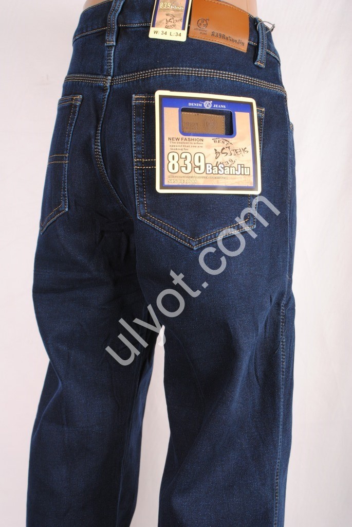 ДЖИНСИ BASANJIU (34-44) Т.СИНІЙ БАЙКА 603-12