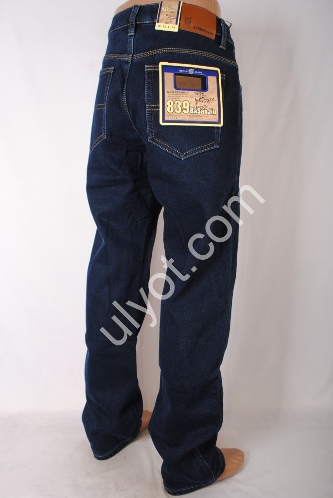 Фото 3 ДЖИНСИ BASANJIU (34-44) Т.СИНІЙ БАЙКА 603-12