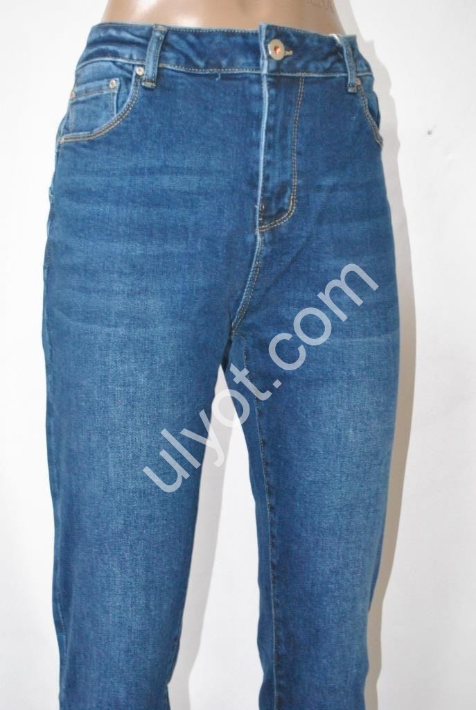 Фото 2 ДЖИНСЫ M.SARA (M-3XL(2L)) СИНИЙ 300-2