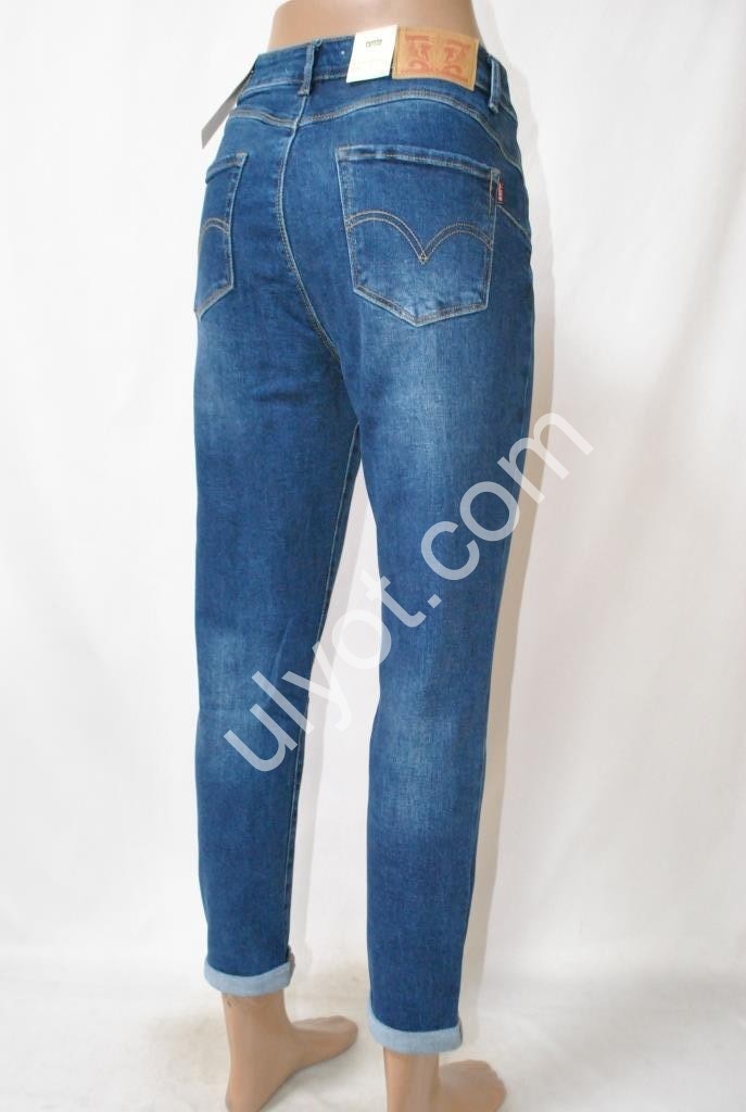 Фото 3 ДЖИНСЫ M.SARA (M-3XL(2L)) СИНИЙ 300-2