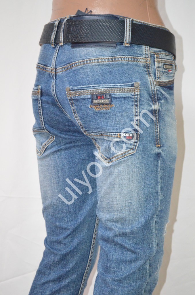 ДЖИНСЫ RESALSA (27-33) СИНИЙ 9647