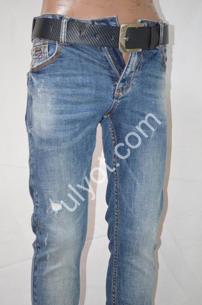 Фото 2 ДЖИНСИ RESALSA (27-33) СИНІЙ 9647