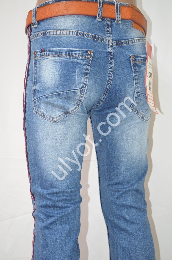 ДЖИНСИ RESALSA (27-33) СИНІЙ 10079