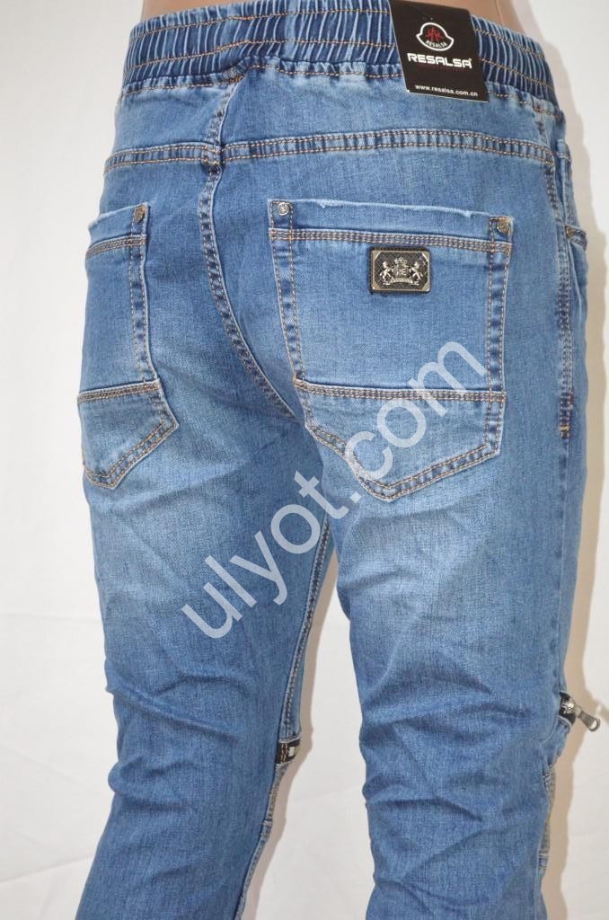 ДЖИНСЫ RESALSA (27-33) Т.ГОЛУБОЙ 8142XT