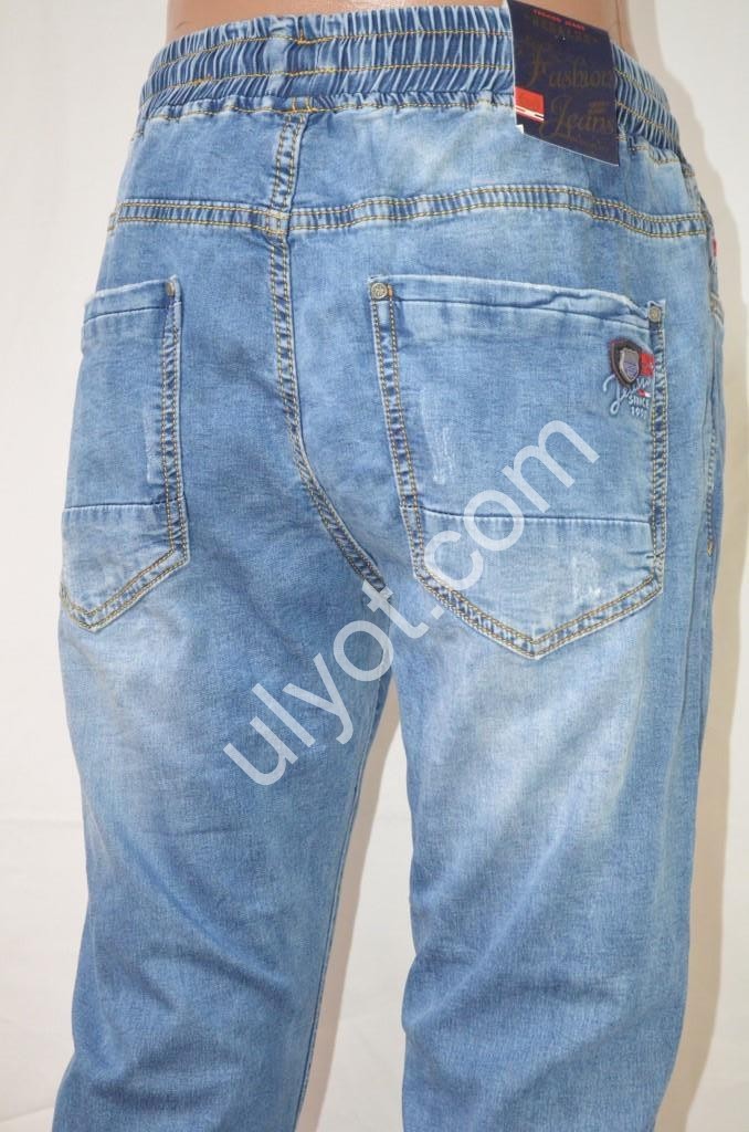 ДЖИНСЫ RESALSA (29-36) ГОЛУБОЙ 2104