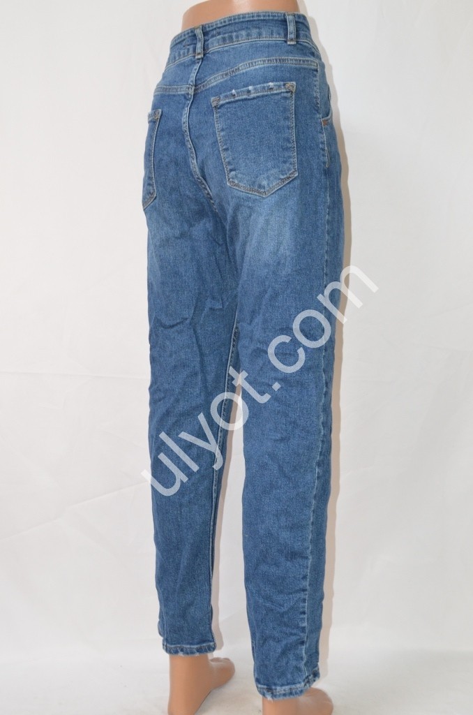 Фото 3 ДЖИНСИ PLUS DENIM (25-32) СИНІЙ 609