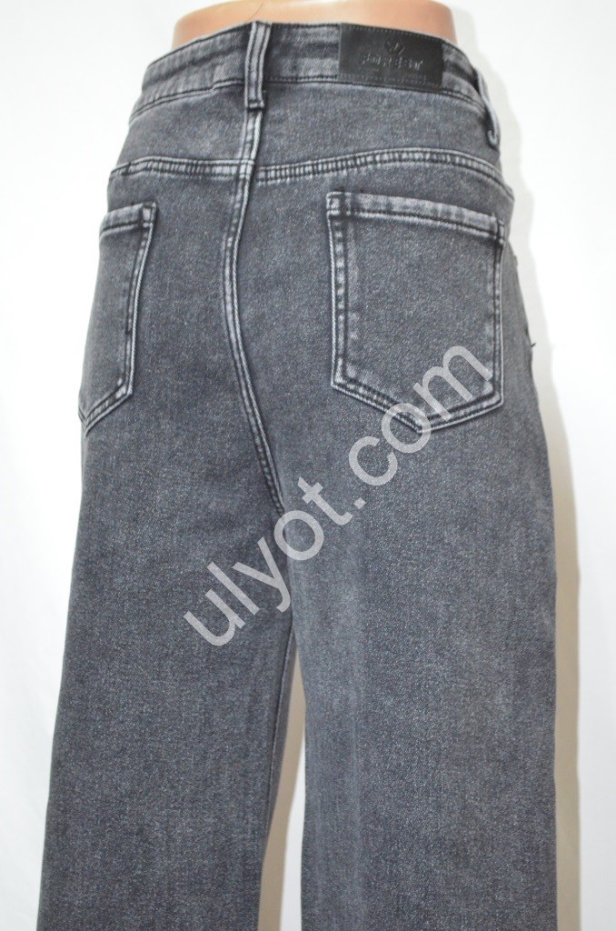 ДЖИНСИ FOREST JEANS (28-33) ГРАФІТ ФЛІС 3691