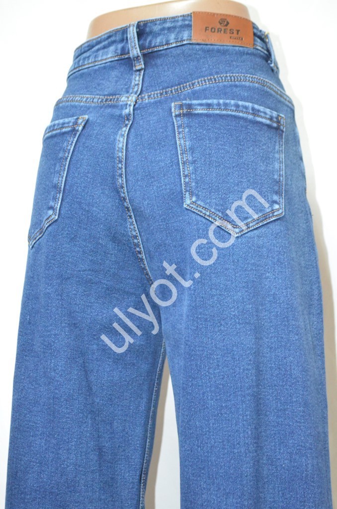 ДЖИНСЫ FOREST JEANS (25-30) Т.СИНИЙ БАЙКА 3726