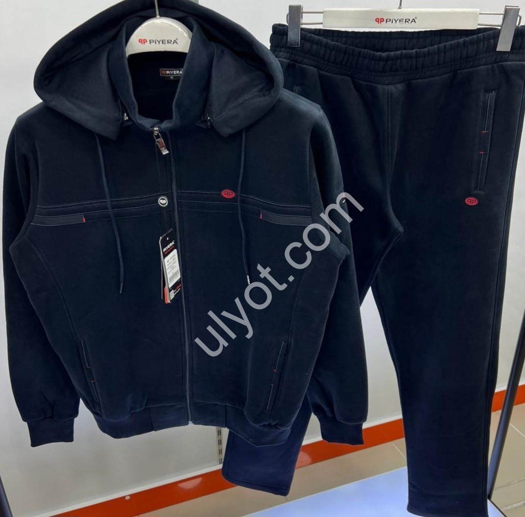 СПОРТ.КОСТЮМ (M-3XL) ПРЯМОЙ Т.СИНИЙ БАЙКА-1 5200