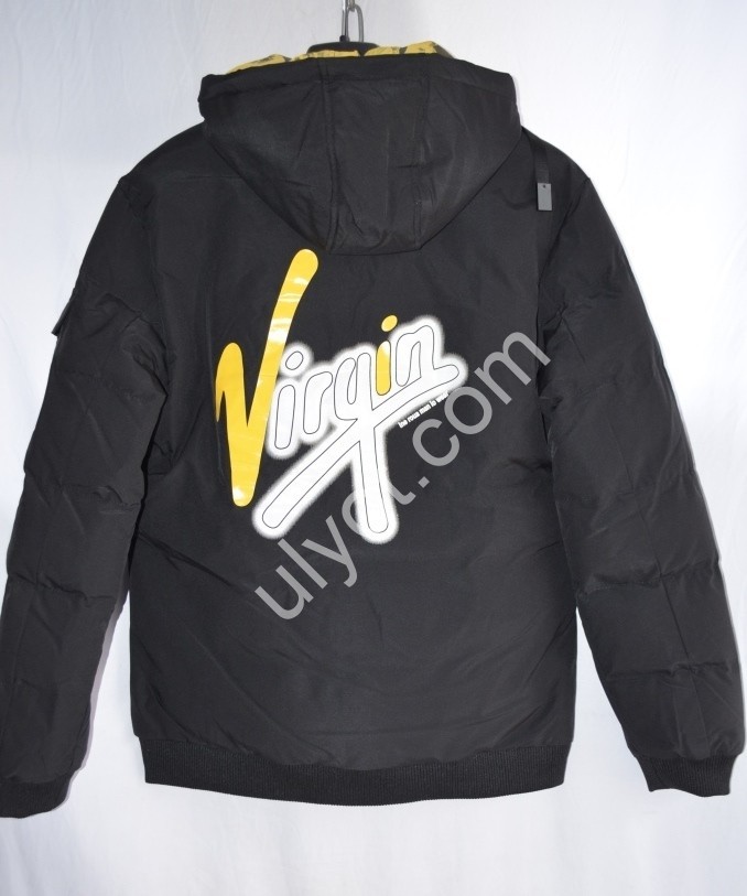 КУРТКА ДВОХСТОРІН. KZXN (XL-5XL) ЧОРНИЙ 053