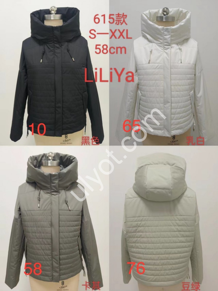 КУРТКА LILIYA (S-2XL) ЧЕРНЫЙ 615-10