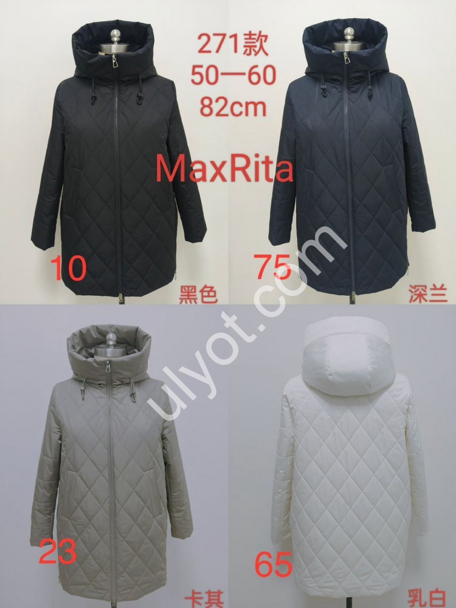 КУРТКА MAX RITA (50-60) ЧЕРНЫЙ 271-10