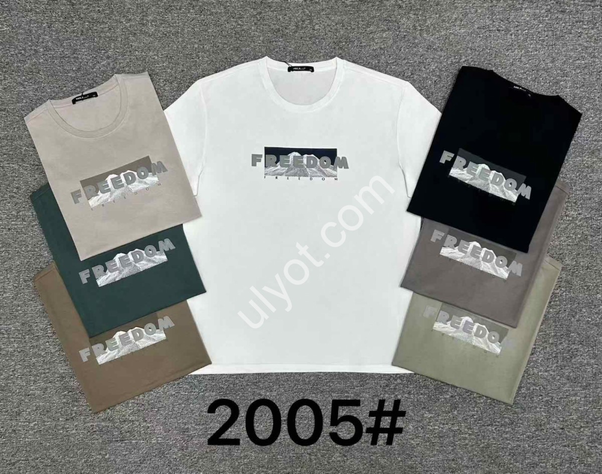 ФУТБОЛКА (XL-5XL) БЕЛЫЙ 2005