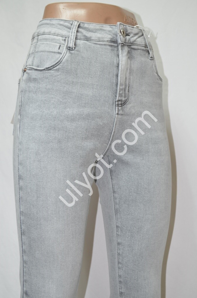Фото 2 ДЖИНСИ M.SARA (30-38) СВ.СІРИЙ 5655-F