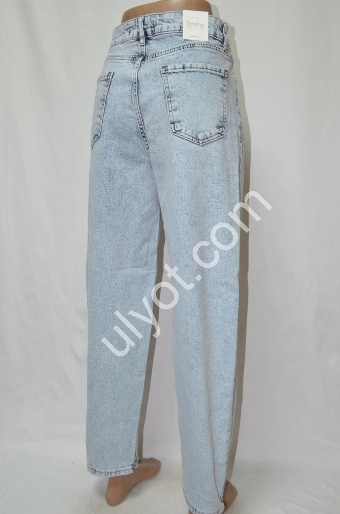 Фото 3 ДЖИНСИ SASHA (30-36) БЛАКИТНИЙ 6500