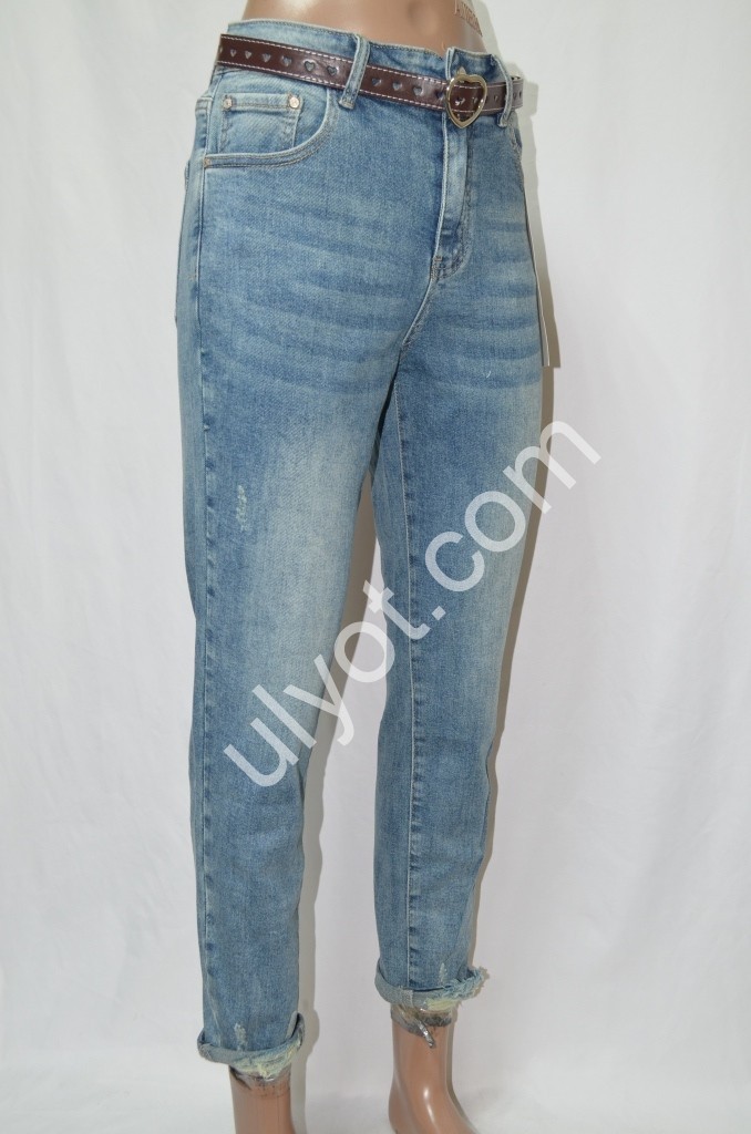 ДЖИНСИ DENIM NEW (28-33) Т.ГОЛУБИЙ 585