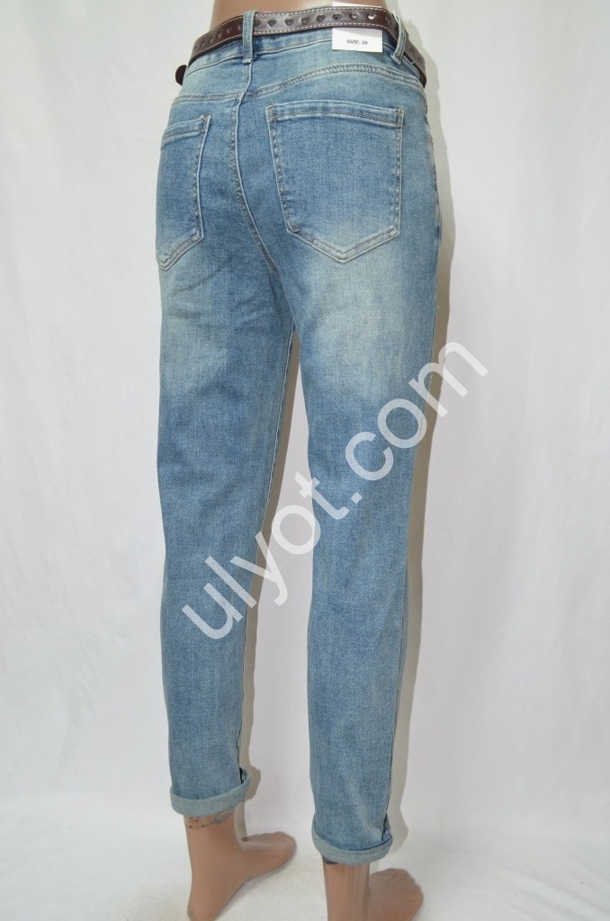 Фото 3 ДЖИНСЫ DENIM NEW (28-33) Т.ГОЛУБОЙ 585