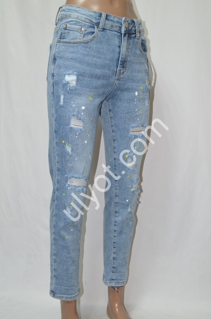 ДЖИНСЫ DENIM NEW (25-30) ГОЛУБОЙ 578