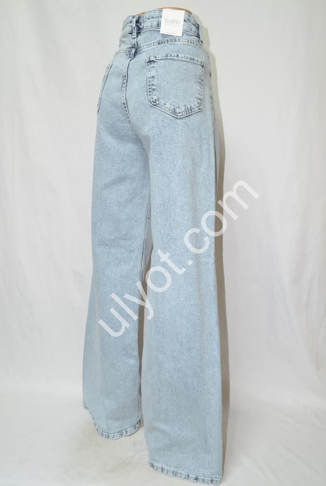 Фото 3 ДЖИНСЫ SASHA (30-36) СВ.ГОЛУБОЙ 920