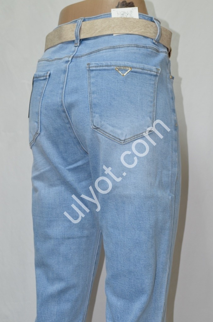 ДЖИНСИ M.SARA (XS-XL) СВ.ГОЛУБИЙ 2880-5