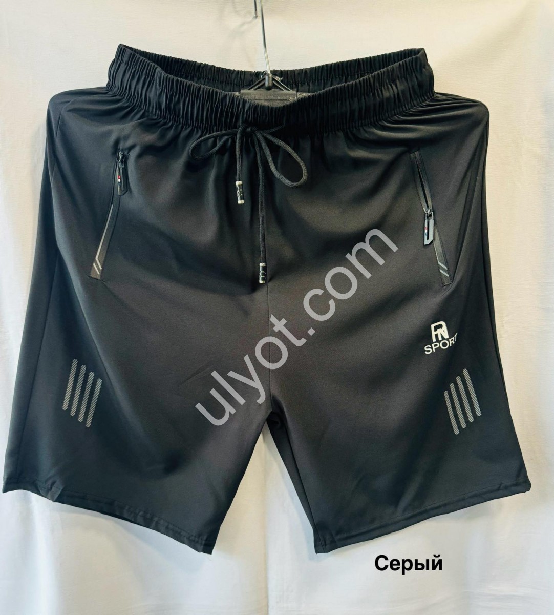 ШОРТЫ SPORT (M-3XL) СЕРЫЙ 007