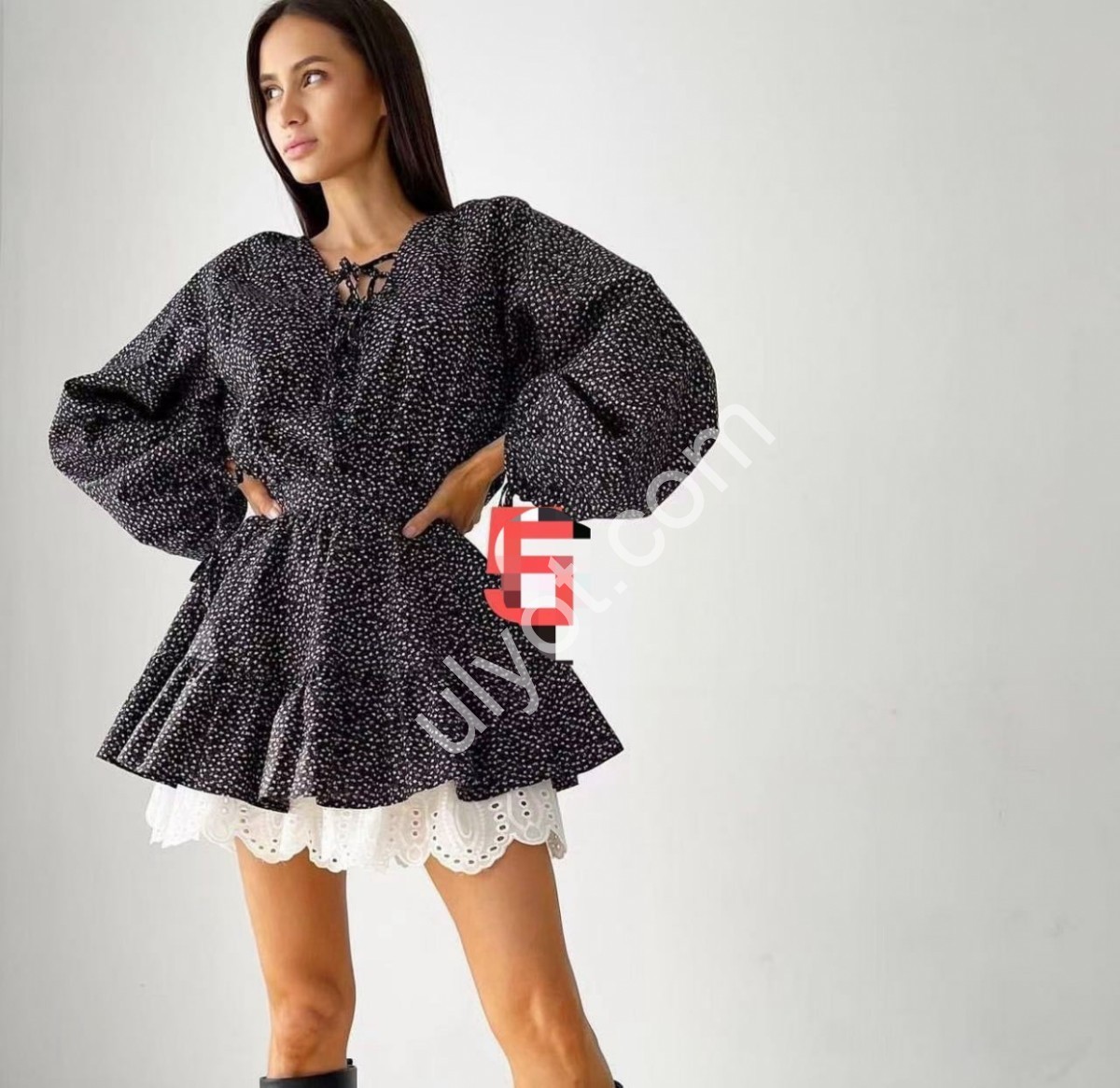 Фото 1 ПЛАТЬЕ (S-L) РОЗОВЫЙ 6001