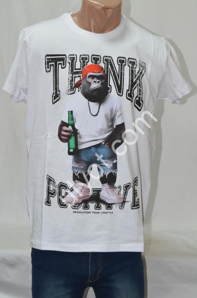 ФУТБОЛКА (S-2XL) БІЛИЙ 4150