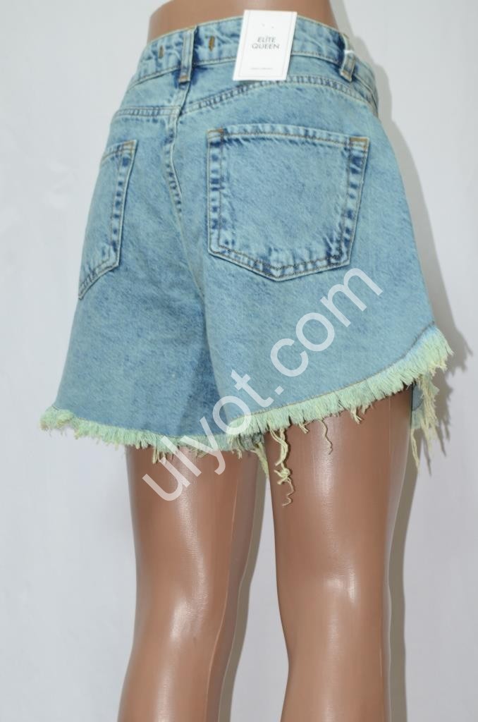 ШОРТЫ ELITE QUEEN (25-30) ГОЛУБОЙ+ЗЕЛ 1664