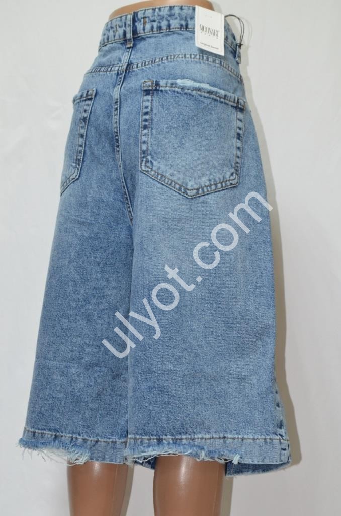 Фото 1 ШОРТЫ MOONART (30-36) СВ.СИН 685