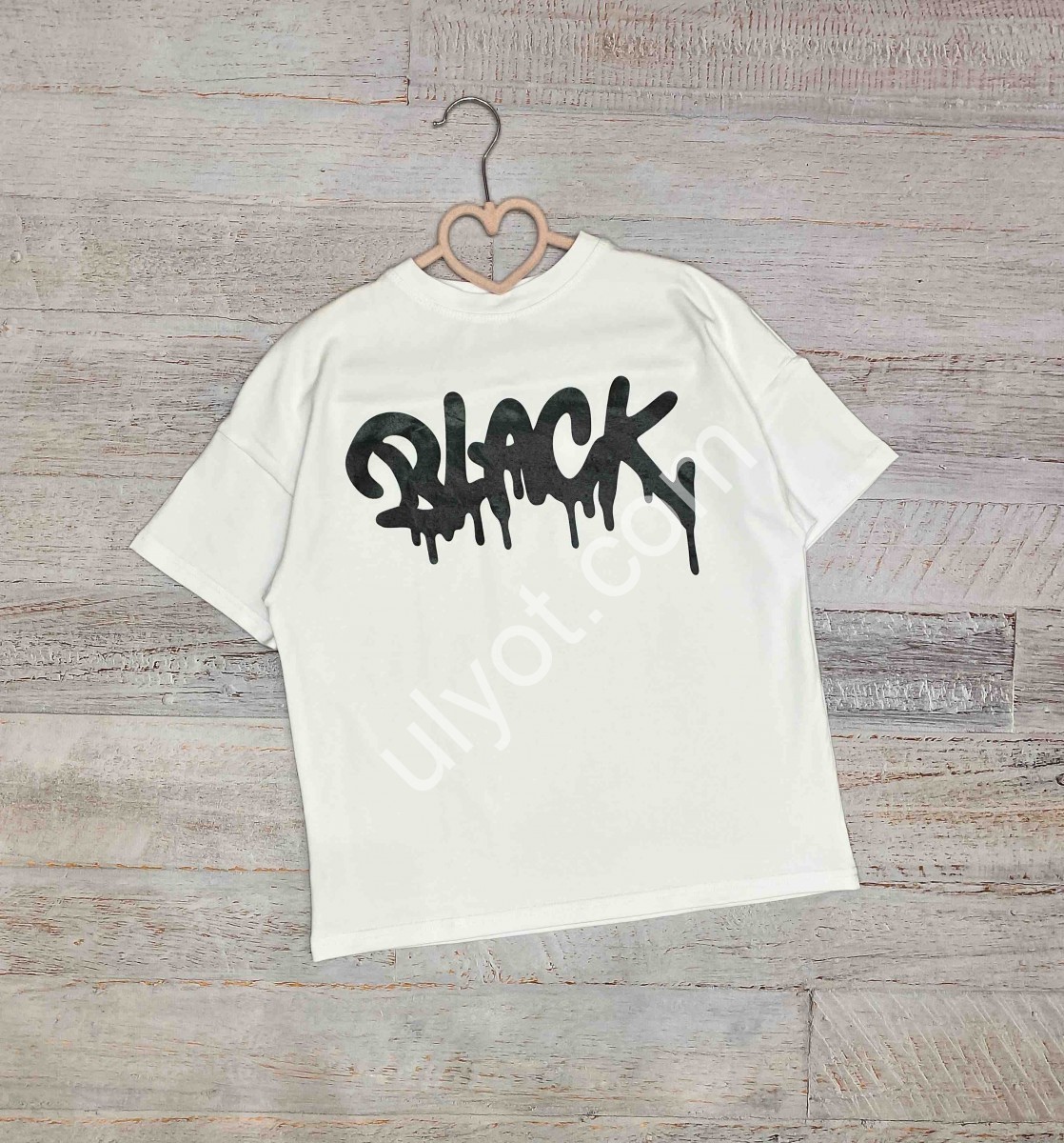 ФУТБОЛКА BLACK (134-158 СМ) БІЛИЙ