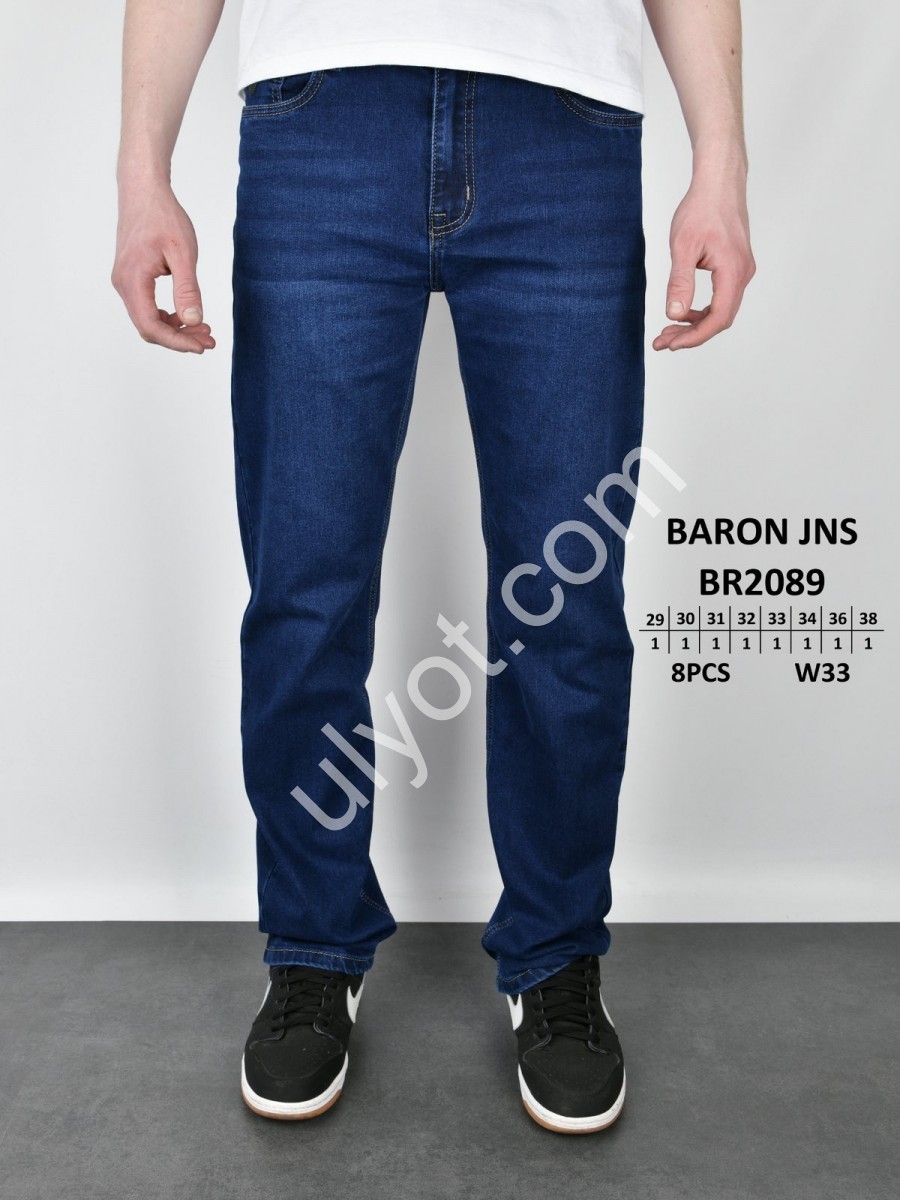 ДЖИНСИ BARON (29-38) СИНІЙ 2090