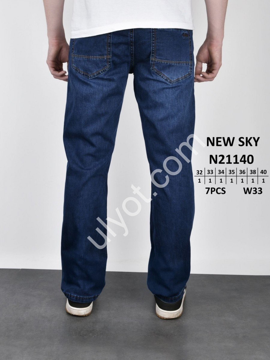 ДЖИНСИ NEW SKY (32-40) Т.СИНІЙ 21140