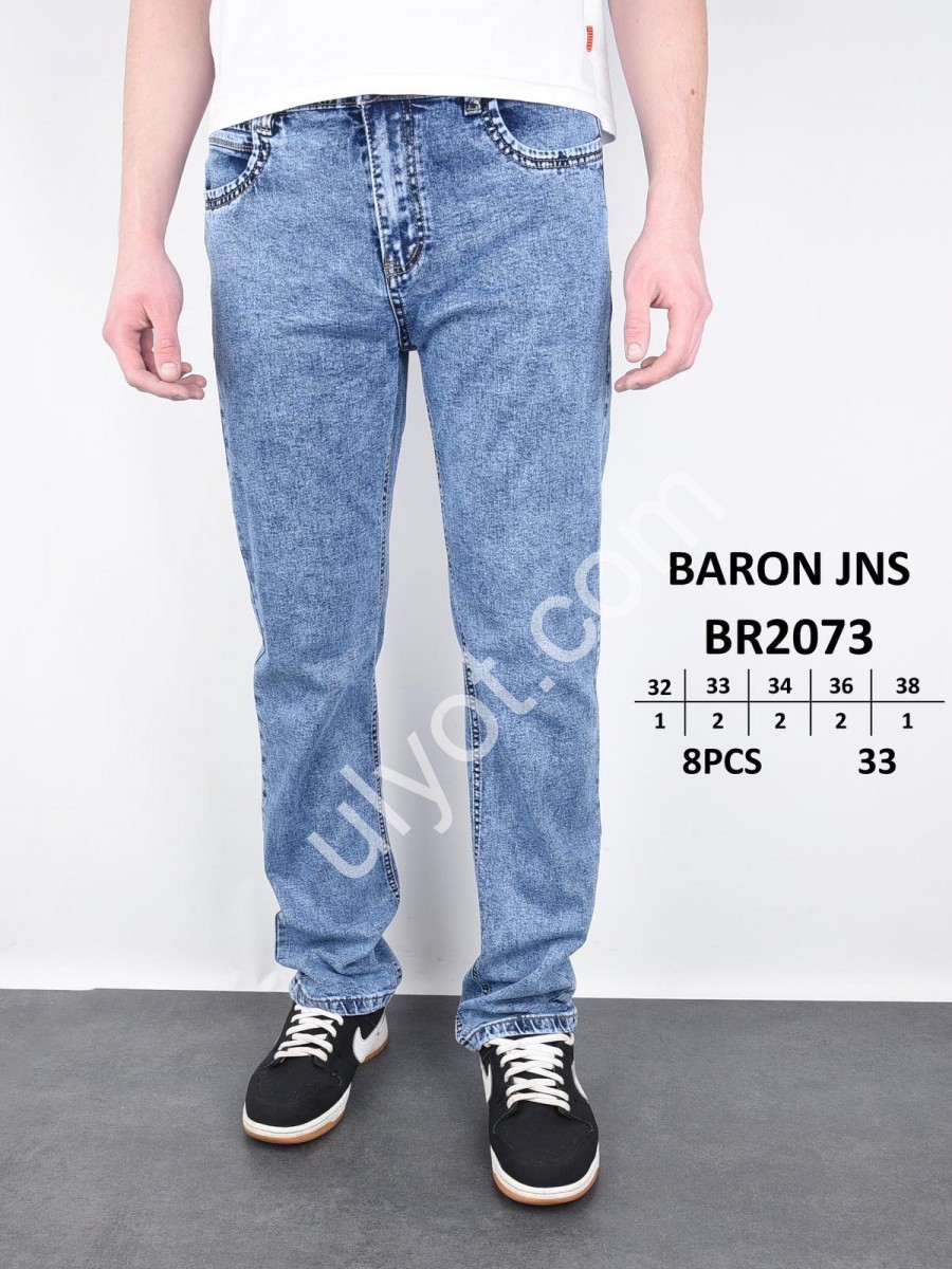 ДЖИНСИ BARON (32-38) БЛАКИТНИЙ 2073