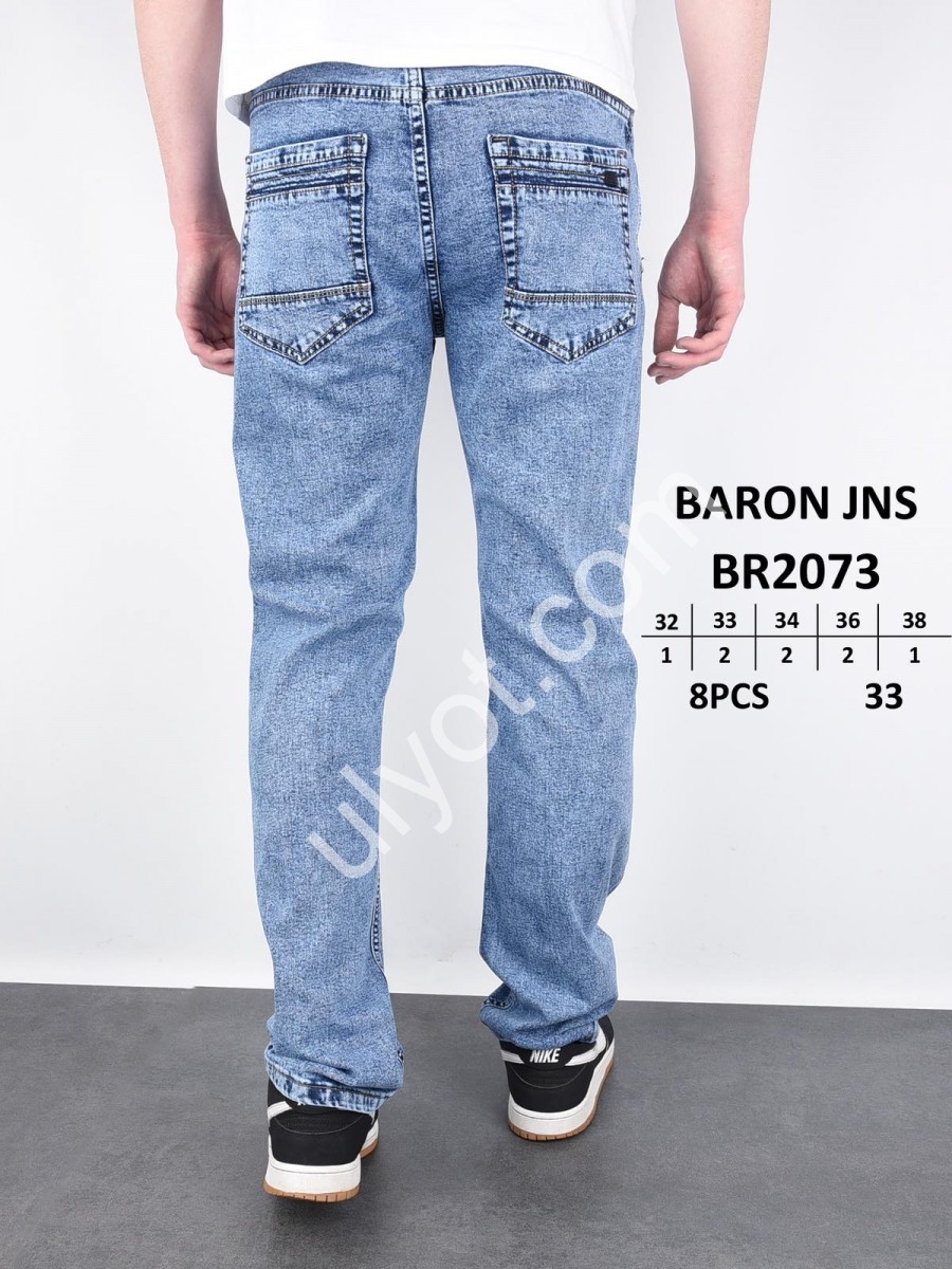 ДЖИНСИ BARON (32-38) БЛАКИТНИЙ 2073