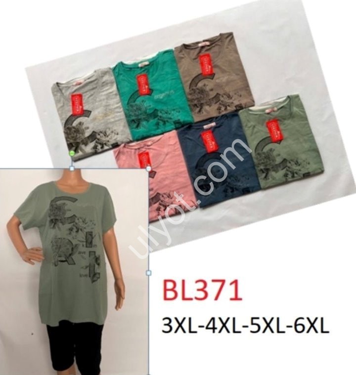 ФУТБОЛКА ( 3XL-6XL) МИКС BL371