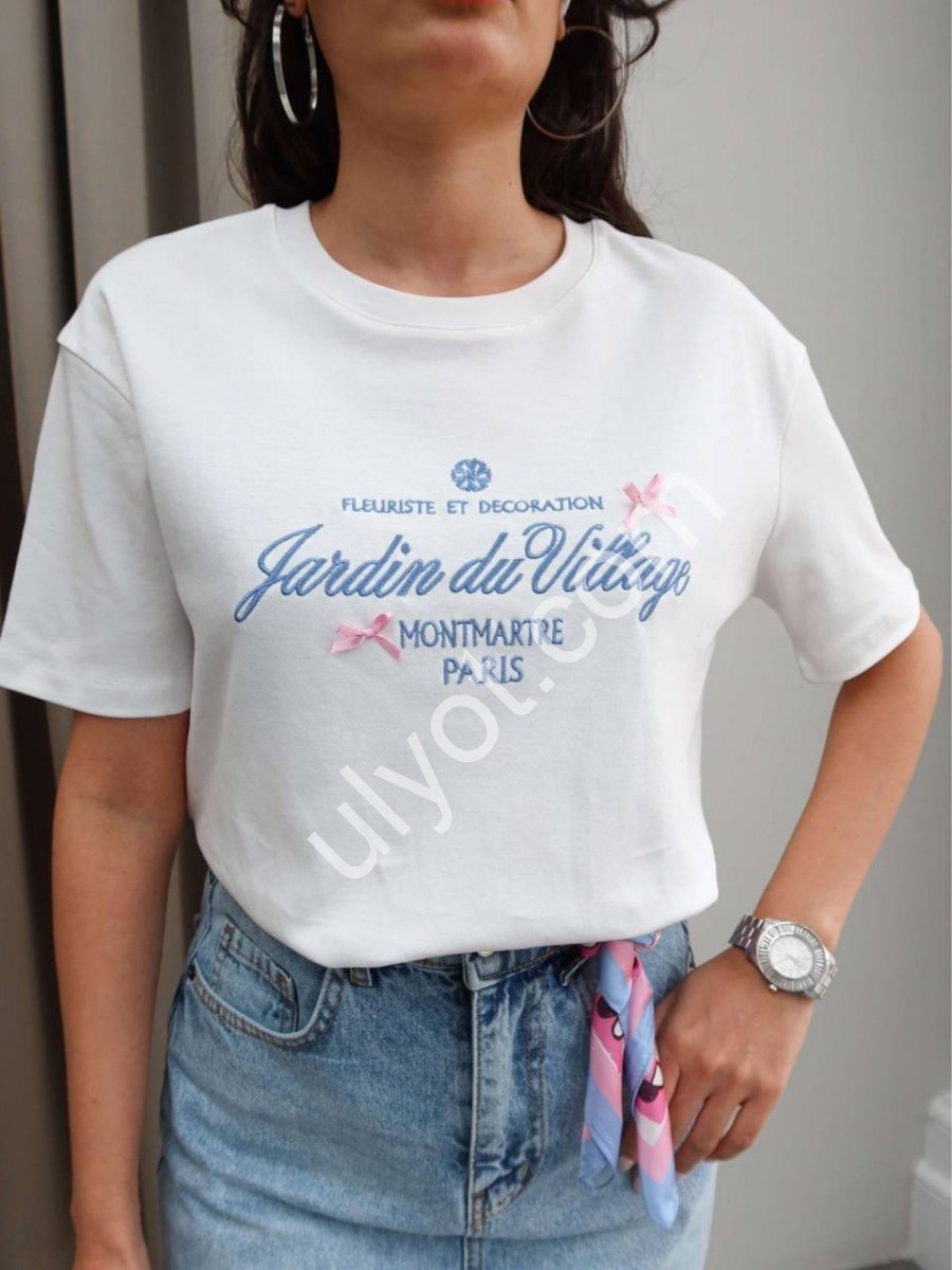 ФУТБОЛКА PARIS (S-L) БЕЛЫЙ 