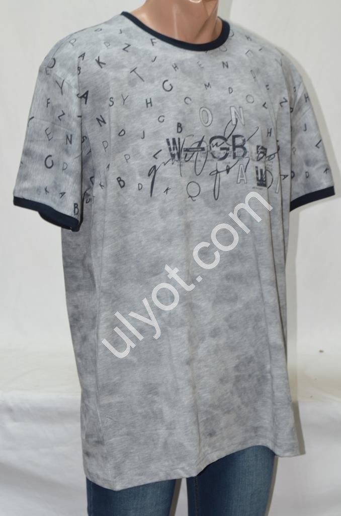 ФУТБОЛКА-90 (2XL-5X) СІРИЙ 5990