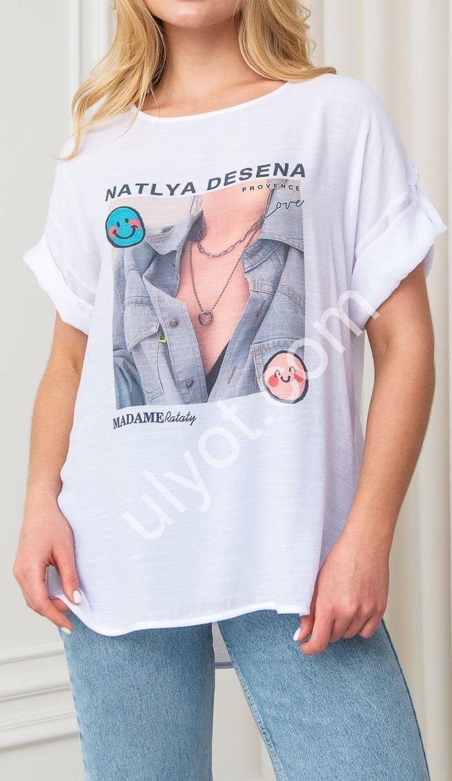 ФУТБОЛКА (XL-4XL) БЕЛЫЙ 202