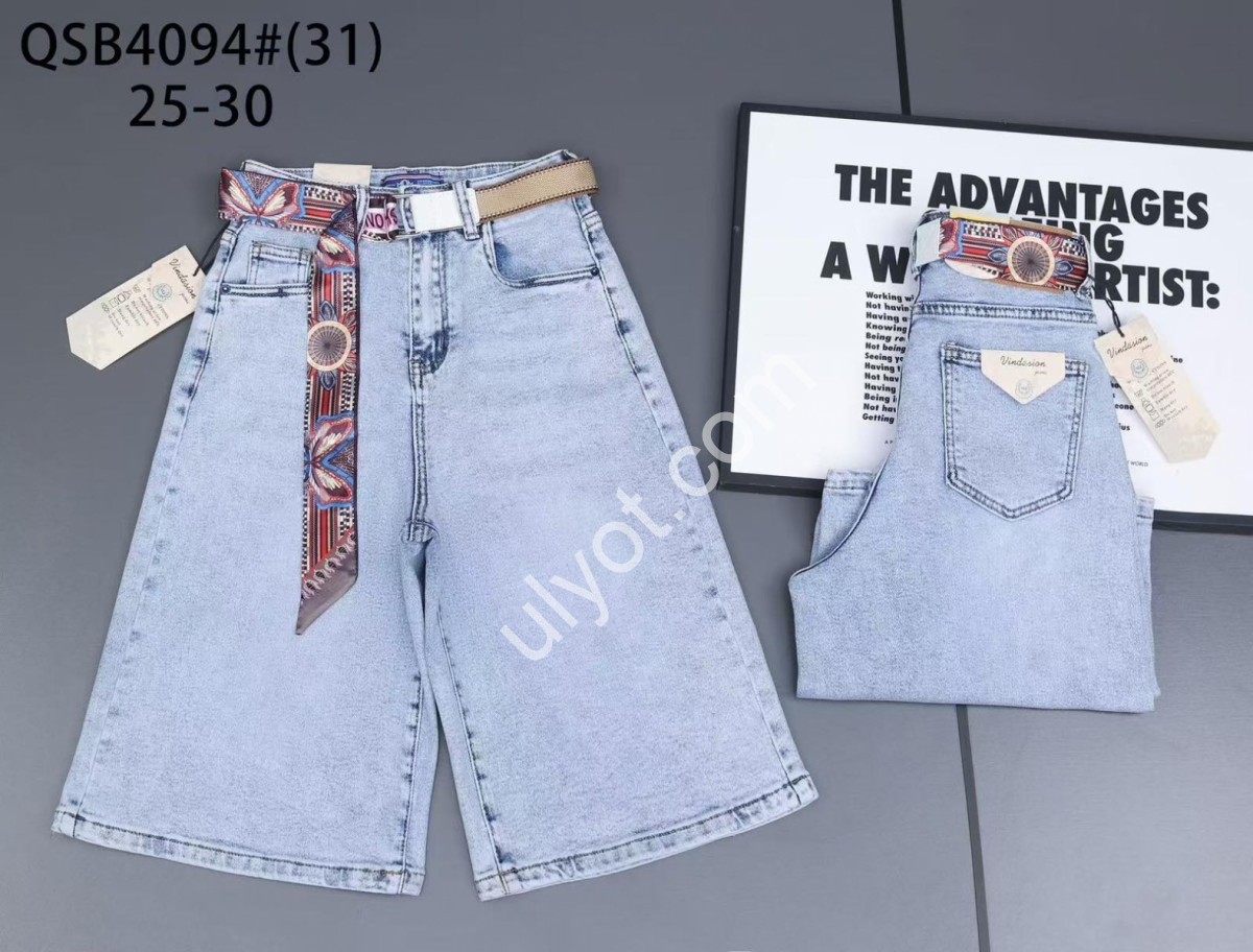 ШОРТЫ V&D (25-30) ГОЛУБОЙ QSB4094